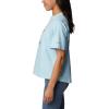 Columbia Womens North Cascades Relaxed Tee(Spring Blue/Gem Wisterian)