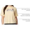 Columbia Womens North Cascades Relaxed Tee(Sunkissed/Branded Bouquet)