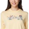 Columbia Womens North Cascades Relaxed Tee(Sunkissed/Branded Bouquet)