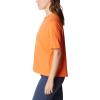 Columbia Womens North Cascades Relaxed Tee(Sunset Orange/Csc Stacked Gradient Grx)
