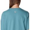 Columbia Womens North Cascades Relaxed Tee(Tranquil Teal Pfg Isle Rise)