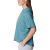 Columbia Womens North Cascades Relaxed Tee(Tranquil Teal Pfg Isle Rise)