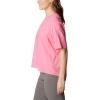 Columbia Womens North Cascades Relaxed Tee(Tropic Pink  White Pfg Triangle)