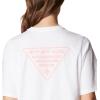 Columbia Womens North Cascades Relaxed Tee(White  Sorbet Pfg Triangle)