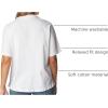 Columbia Womens North Cascades Relaxed Tee(White/Csc Stacked Gradient Graphic)