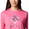 Columbia Womens North Cascades Relaxed Tee(Wild Geranium/Gem Wisterian)