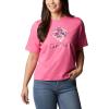 Columbia Womens North Cascades Relaxed Tee(Wild Geranium/Gem Wisterian)