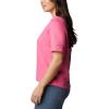 Columbia Womens North Cascades Relaxed Tee(Wild Geranium/Gem Wisterian)