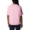 Columbia Womens North Cascades Relaxed Tee(Wild Rose/Csc Stacked Gradient Graphic)