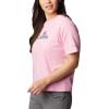 Columbia Womens North Cascades Relaxed Tee(Wild Rose/Jubilant Flower)