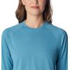Columbia Womens PFG Solar Stream Long Sleeve(Canyon Blue)