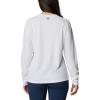 Columbia Womens PFG Solar Stream Long Sleeve(White)