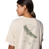 Columbia Womens PFG Uncharted Graphic Tee(Lemon Wash/Pfg W Storm Bird)