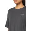 Columbia Womens PFG Uncharted Graphic Tee(Shark/Pfg W Branded Delta)