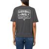Columbia Womens PFG Uncharted Graphic Tee(Shark/Pfg W Branded Delta)