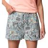 Columbia Womens Rugged Water Printed Short(Crushed Blue Bajabound)