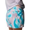 Columbia Womens Rugged Water Printed Short(Lavender Pearl Heatmap)