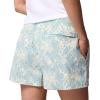 Columbia Womens Rugged Water Printed Short(Lemon Wash Marlin Palms)