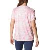 Columbia Women’s Standard Fork Stream Short Sleeve Tee(Peach Blossom/Distant Peaks)