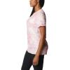 Columbia Women’s Standard Fork Stream Short Sleeve Tee(Peach Blossom/Distant Peaks)