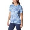 Columbia Women’s Standard Fork Stream Short Sleeve Tee(Purple Lotus/Distant Peaks)