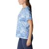 Columbia Women’s Standard Fork Stream Short Sleeve Tee(Purple Lotus/Distant Peaks)