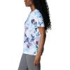 Columbia Women’s Standard Fork Stream Short Sleeve Tee(Vista Blue/Wisterian)