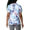 Columbia Women’s Standard Fork Stream Short Sleeve Tee(Vista Blue/Wisterian)