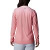 Columbia Womens Tidal Deflector Long Sleeve(Red Lily Gradient)