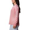 Columbia Womens Tidal Deflector Long Sleeve(Red Lily Gradient)