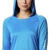 Columbia Women’s Tidal Tee Hoodie(Azure Blue/Air Logo)