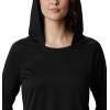 Columbia Women’s Tidal Tee Hoodie(Black/Cirrus Grey Logo)