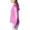 Columbia Women’s Tidal Tee Hoodie(Bright Lavender/White Logo)