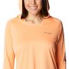 Columbia Women’s Tidal Tee Hoodie(Bright Nectar/Carbon Logo)