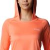 Columbia Women’s Tidal Tee Hoodie(Bright Nectar/White Logo)