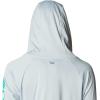 Columbia Women’s Tidal Tee Hoodie(Cirrus Grey/Electric Turquoise Logo)