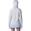 Columbia Women’s Tidal Tee Hoodie(Cirrus Grey/Ocean Blue Logo)