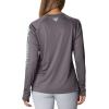 Columbia Women’s Tidal Tee Hoodie(City Grey/Mint Cay Logo)