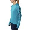 Columbia Women’s Tidal Tee Hoodie(Clear Water/Collegiate Navy Logo)