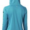Columbia Women’s Tidal Tee Hoodie(Clear Water/Collegiate Navy Logo)