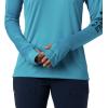 Columbia Women’s Tidal Tee Hoodie(Clear Water/Collegiate Navy Logo)