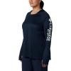 Columbia Women’s Tidal Tee Hoodie(Collegiate Navy/White Logo)