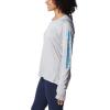 Columbia Women’s Tidal Tee Hoodie(Cool Grey/Riptide Logo)