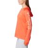 Columbia Women’s Tidal Tee Hoodie(Corange/Light Coral Logo)