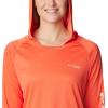 Columbia Women’s Tidal Tee Hoodie(Corange/Light Coral Logo)