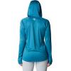 Columbia Women’s Tidal Tee Hoodie(Deep Marine/Light Lime Logo)