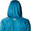 Columbia Women’s Tidal Tee Hoodie(Deep Marine/Light Lime Logo)