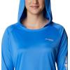 Columbia Women’s Tidal Tee Hoodie(Harbor Blue/King Crab Logo)