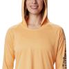 Columbia Women’s Tidal Tee Hoodie(Light Juice/City Grey Logo)