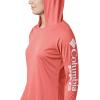 Columbia Women’s Tidal Tee Hoodie(Lychee/White Logo)